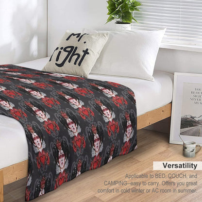 Queen of Hearts Throw Blanket