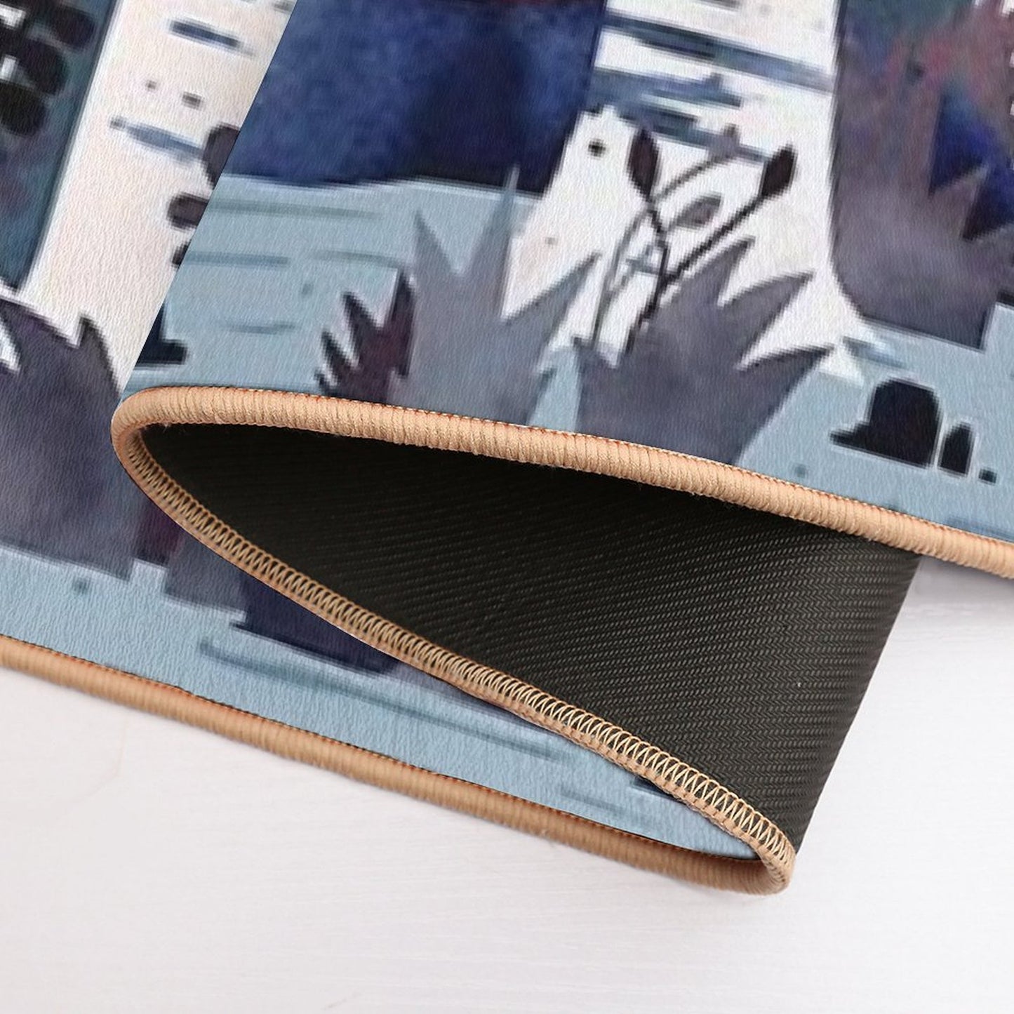 The Birches (in Blue) Bath Mat