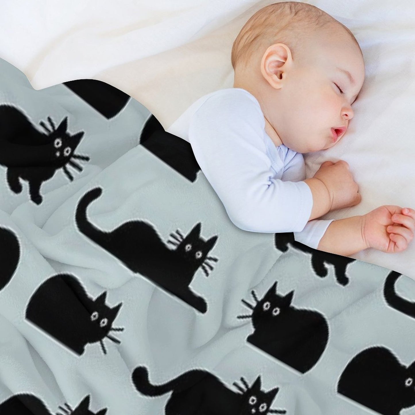 Black Cat Throw Blanket