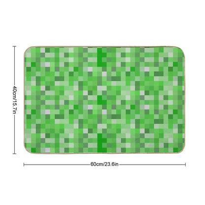 Minecraft Creeper Texture Bath Mat