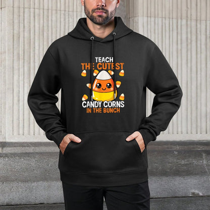 I Teach Cutest Candy Corn in The Patch Teacher Halloween Versatile Streetwear Hoodie