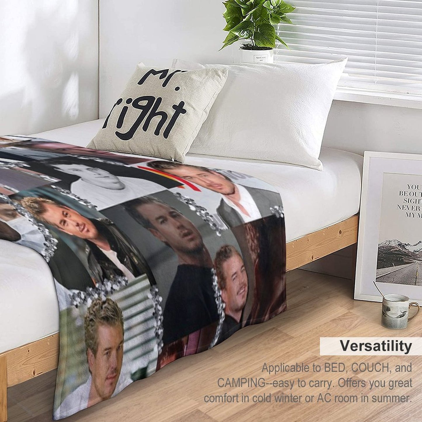 Mark Sloan Collage Throw Blanket