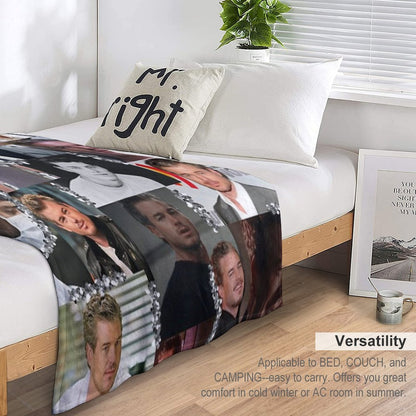 Mark Sloan Collage Throw Blanket