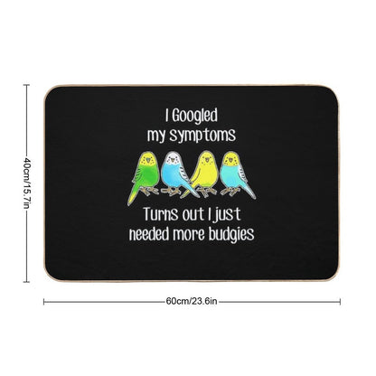 Need More Budgies Bath Mat