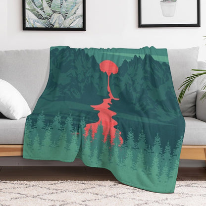 The Red River Throw Blanket