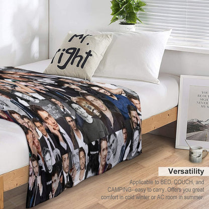 James Franco Collage Throw Blanket