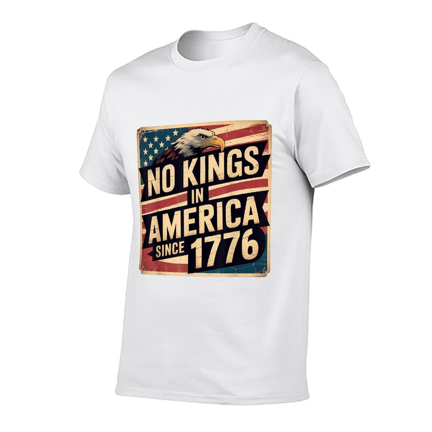 America 4th July Decor No Kings In America Since 1776  Versatile T-Shirt