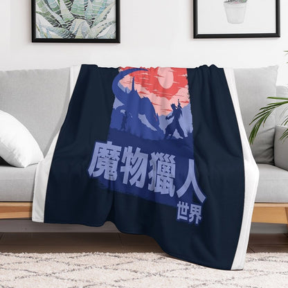 MHW Nargacuga Throw Blanket