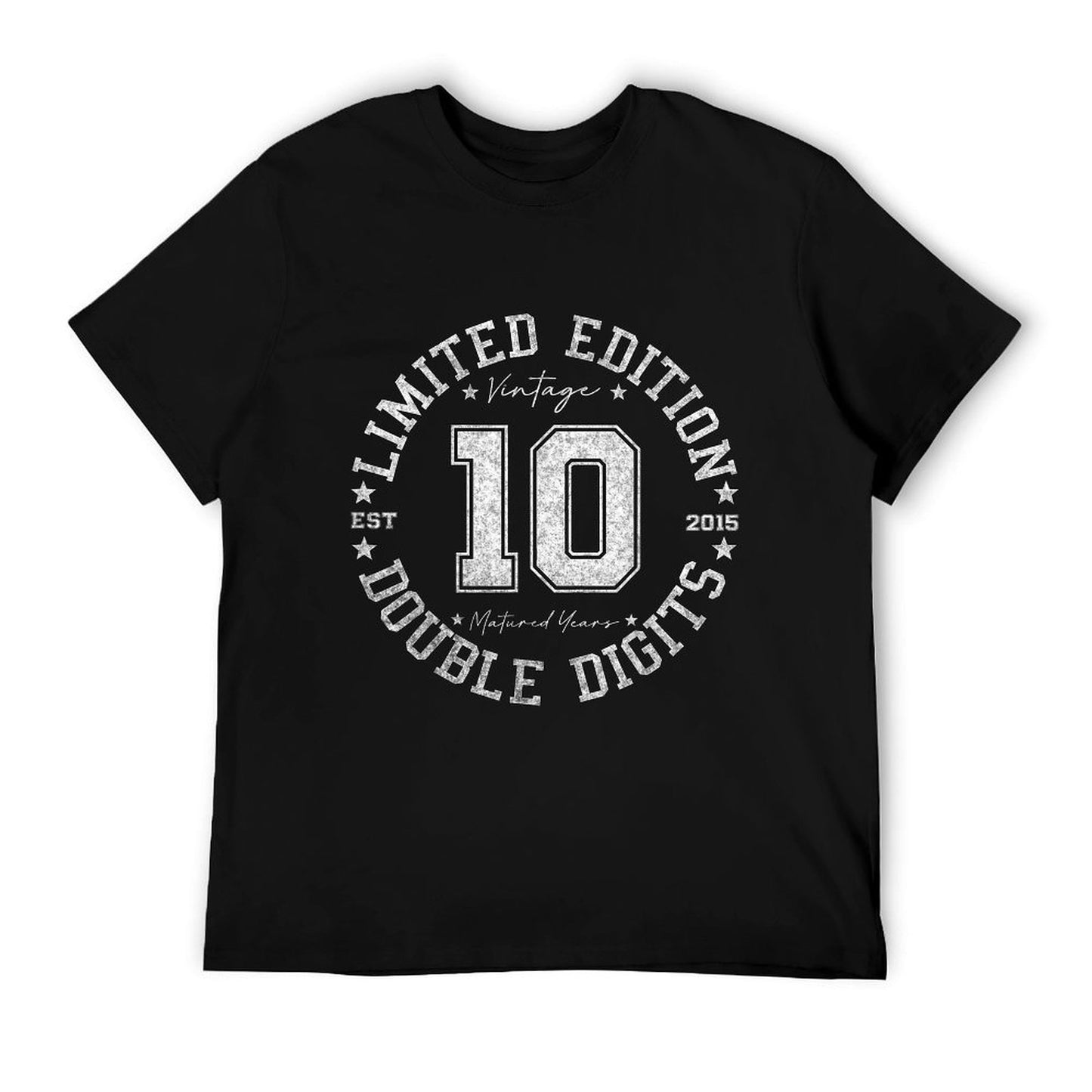 Official Double Digits 10 Year Old Gifts 10th Birthday 2015 T-Shirt