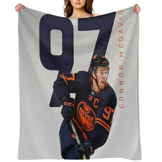 Connor McDavid Throw Blanket
