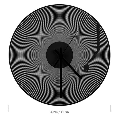 Vinyl Records Collector Gift Idea Turntable Wall Clock