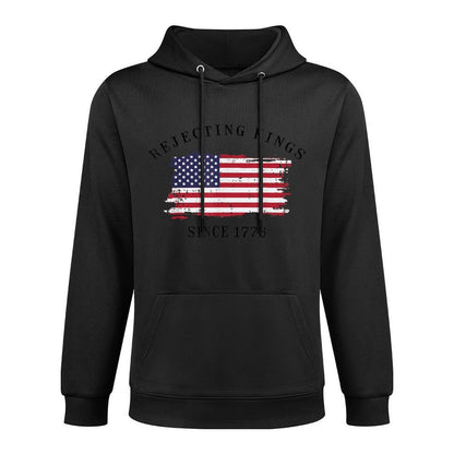 Resist Rejecting Kings Since 1776 Protest Men Women Kids Easy Care Hoodie