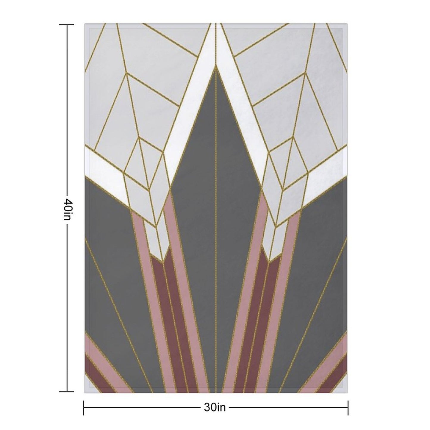 ART DECO G1 Throw Blanket