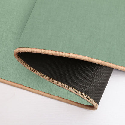 Textured Muted Green. Bath Mat