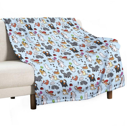Cats!! Throw Blanket