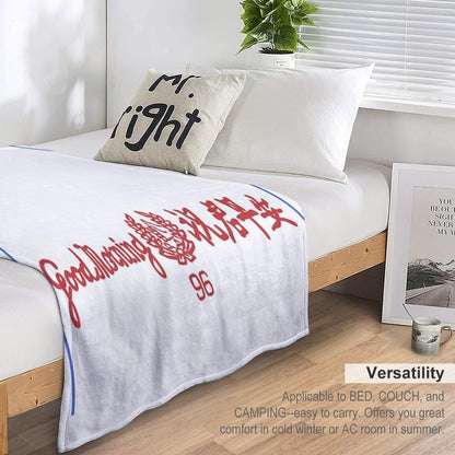 GOOD MORNING TOWEL FILIPINO PINOY CHINESE Throw Blanket