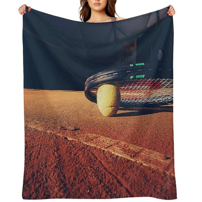 Tennis Ball Throw Blanket