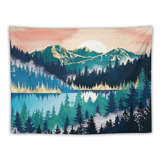 Lake Mist Tapestry