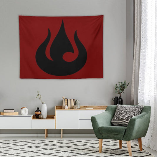Fire Nation Royal Banner Tapestry