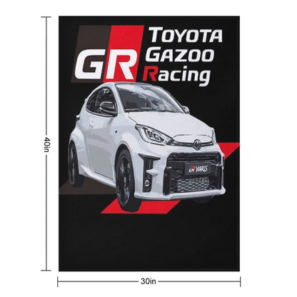 TOYOTA GR YARIS - Gazoo Racing Throw Blanket