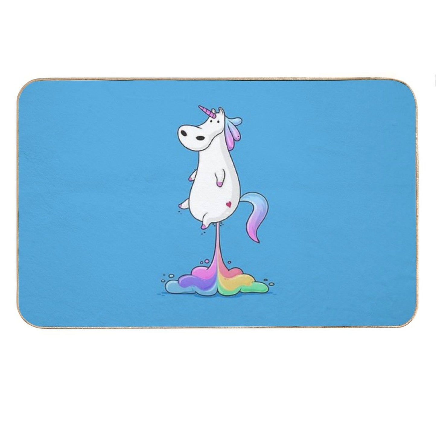 Unicorn Fart Bath Mat
