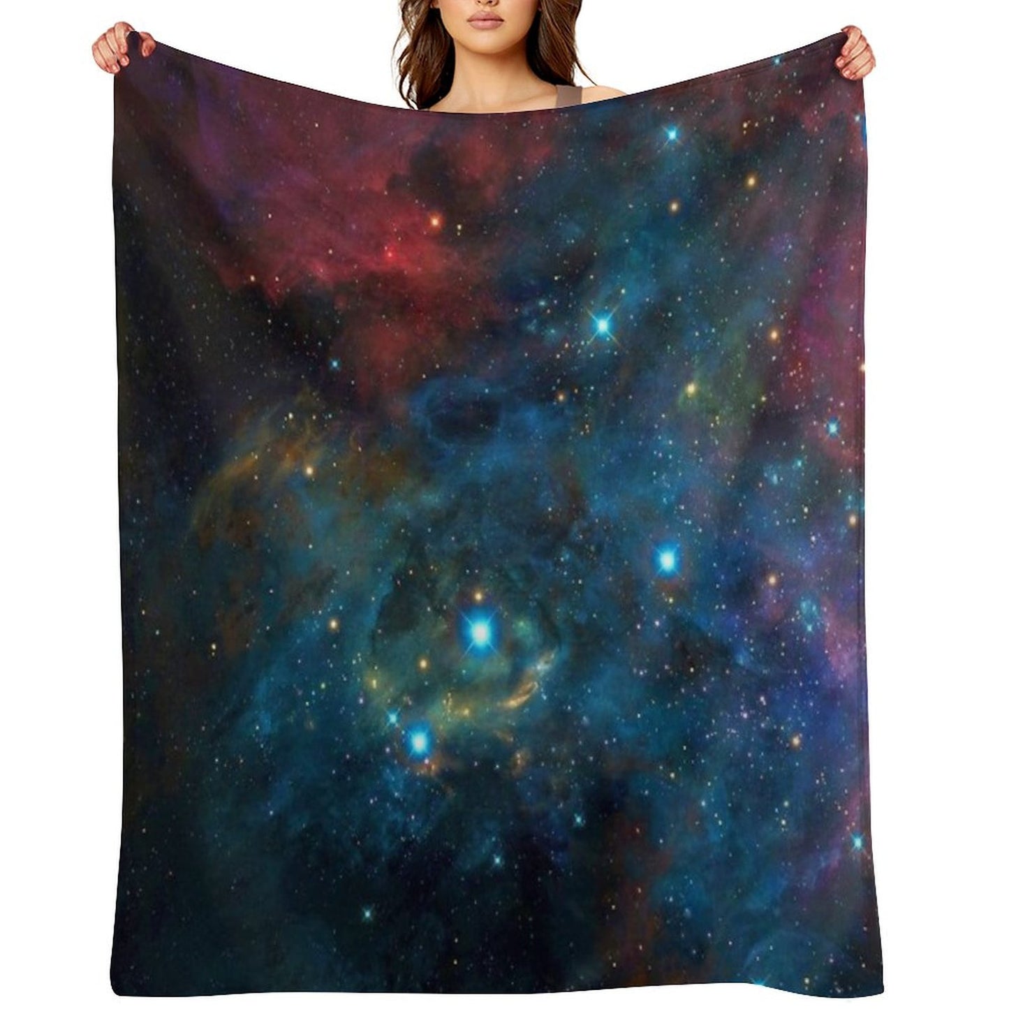 Galaxy Design Throw Blanket