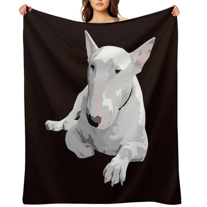 English Bull Terrier Throw Blanket