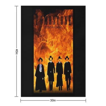 Tombstone FIRE Throw Blanket