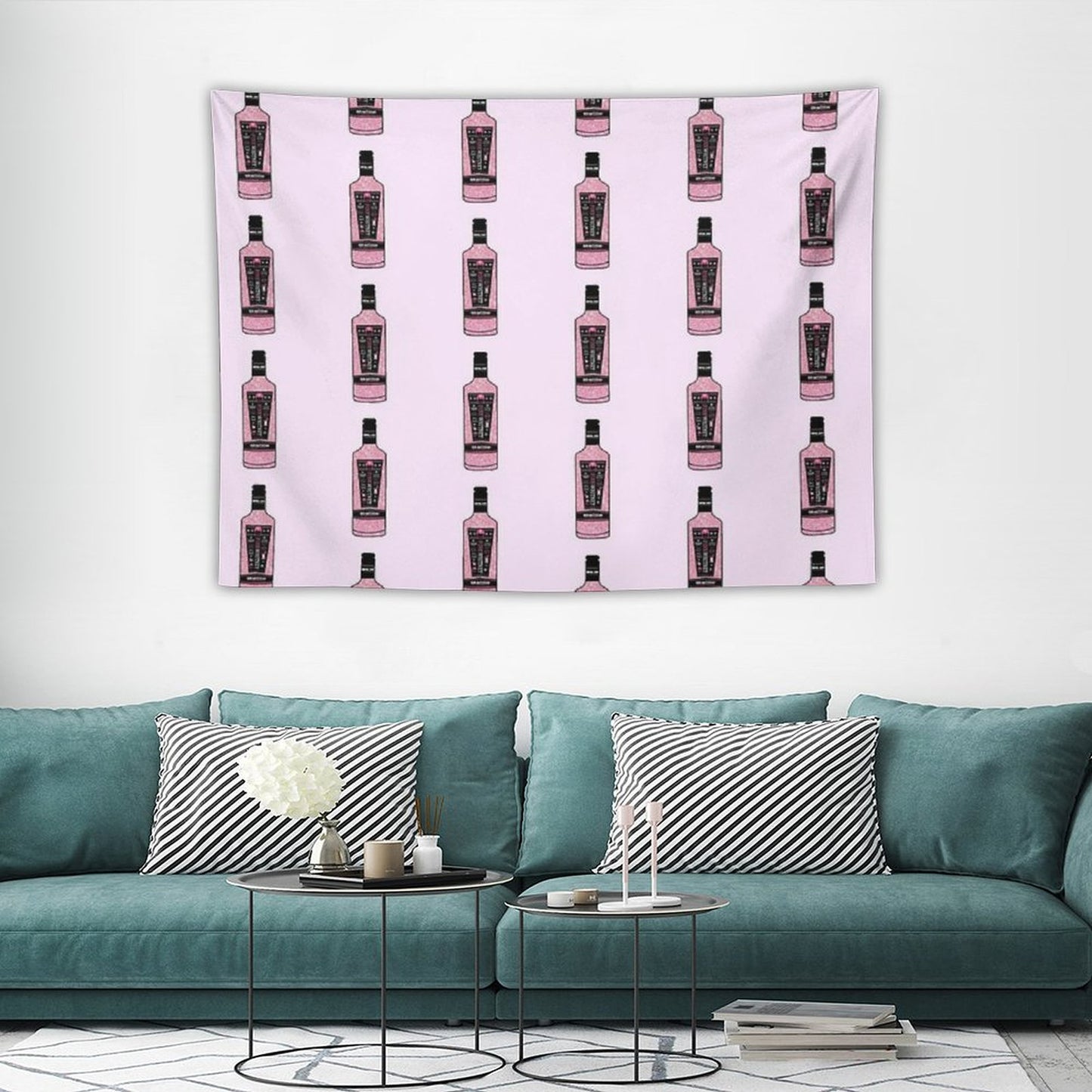Pink Whitney Glitter Tapestry