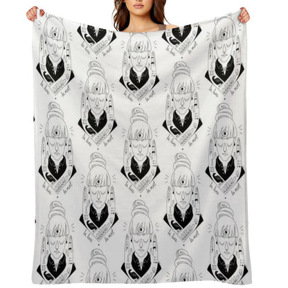Moon  Death Throw Blanket