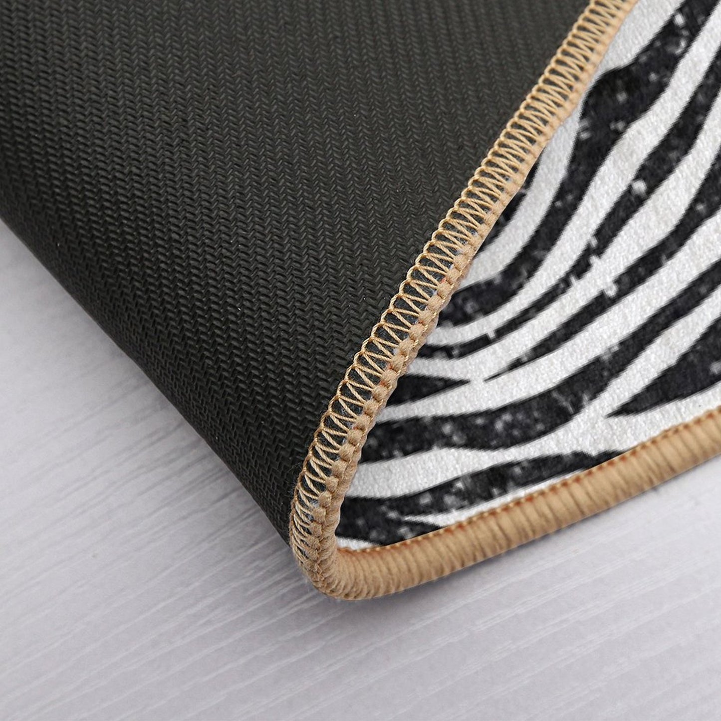 Glitter Zebra Bath Mat