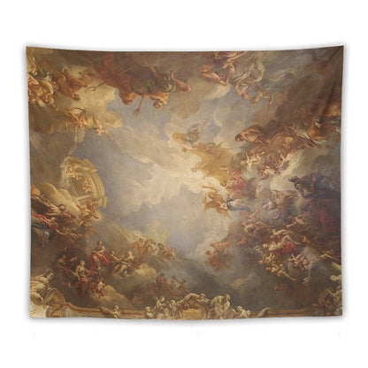 Brown Ceiling at Versailles Renaissance Panting Tapestry