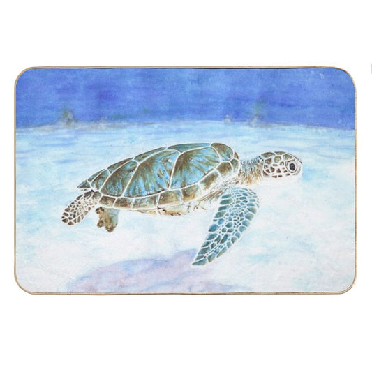 Sea Turtle Underwater Bath Mat