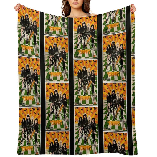 The Cramp's Halloween Throw Blanket