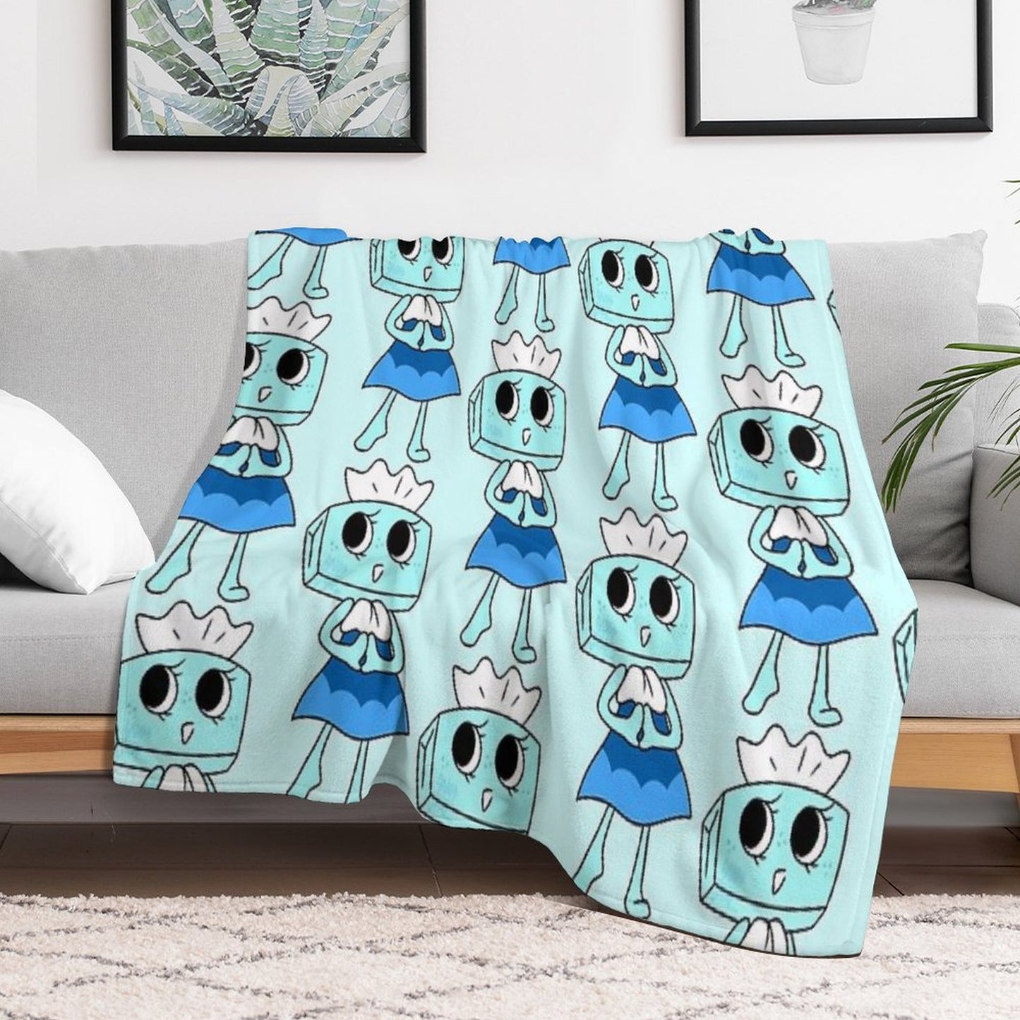 Tisha The Tissue Box!! Throw Blanket