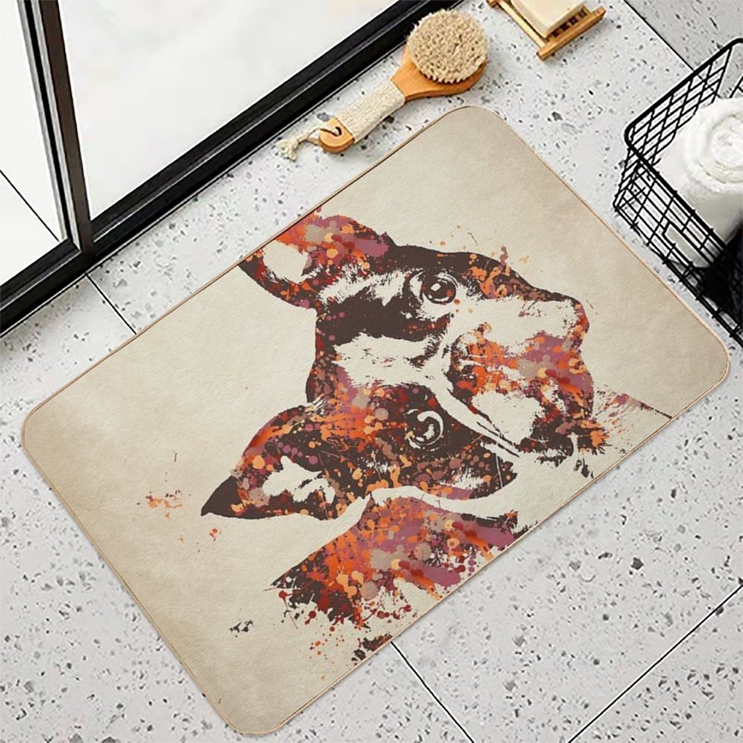 Boston Terrier Bath Mat