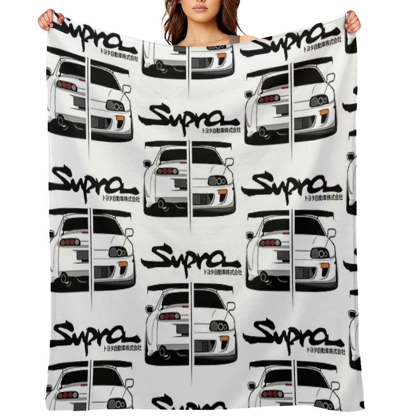 Toyota Supra MK IV - CarCorner Throw Blanket