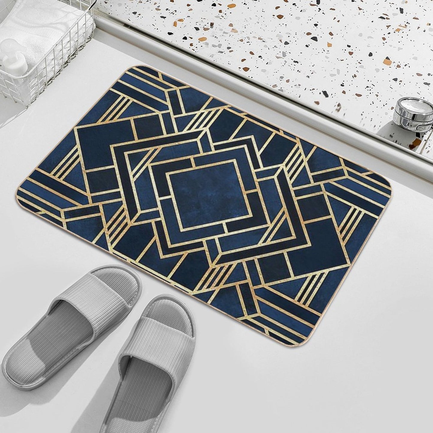 Art Deco Bath Mat