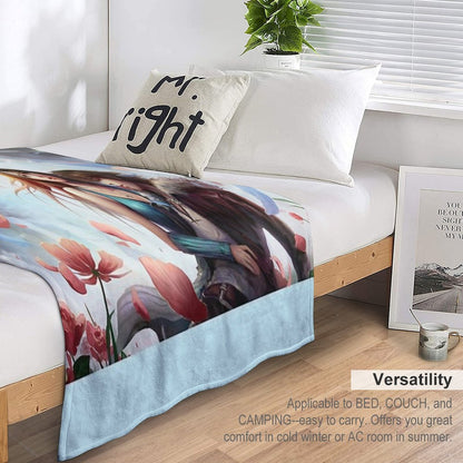 Squall Leonhart & Rinoa Heartilly Throw Blanket