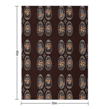 Ravens Spring Throw Blanket