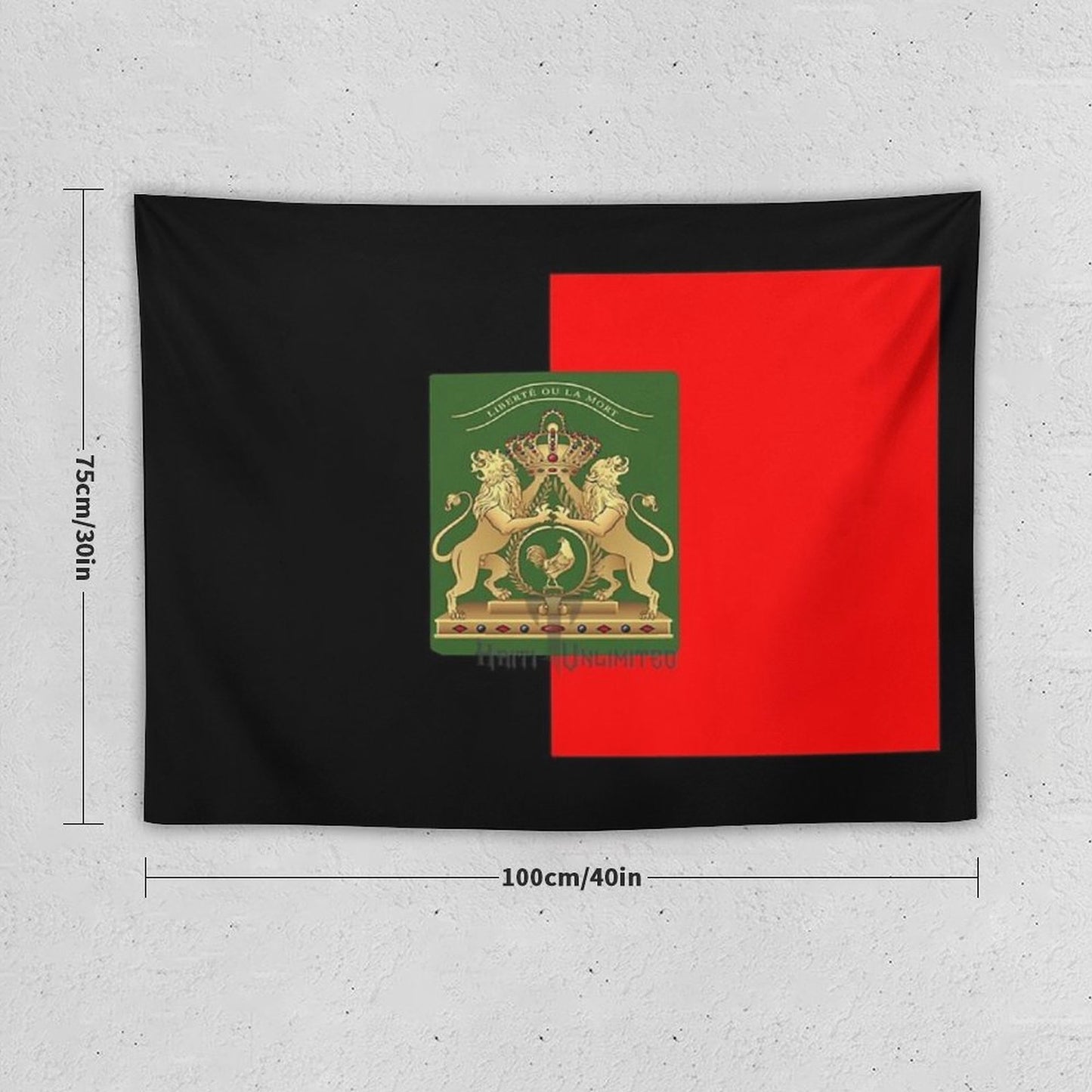 Haitian Independence Flag Tapestry