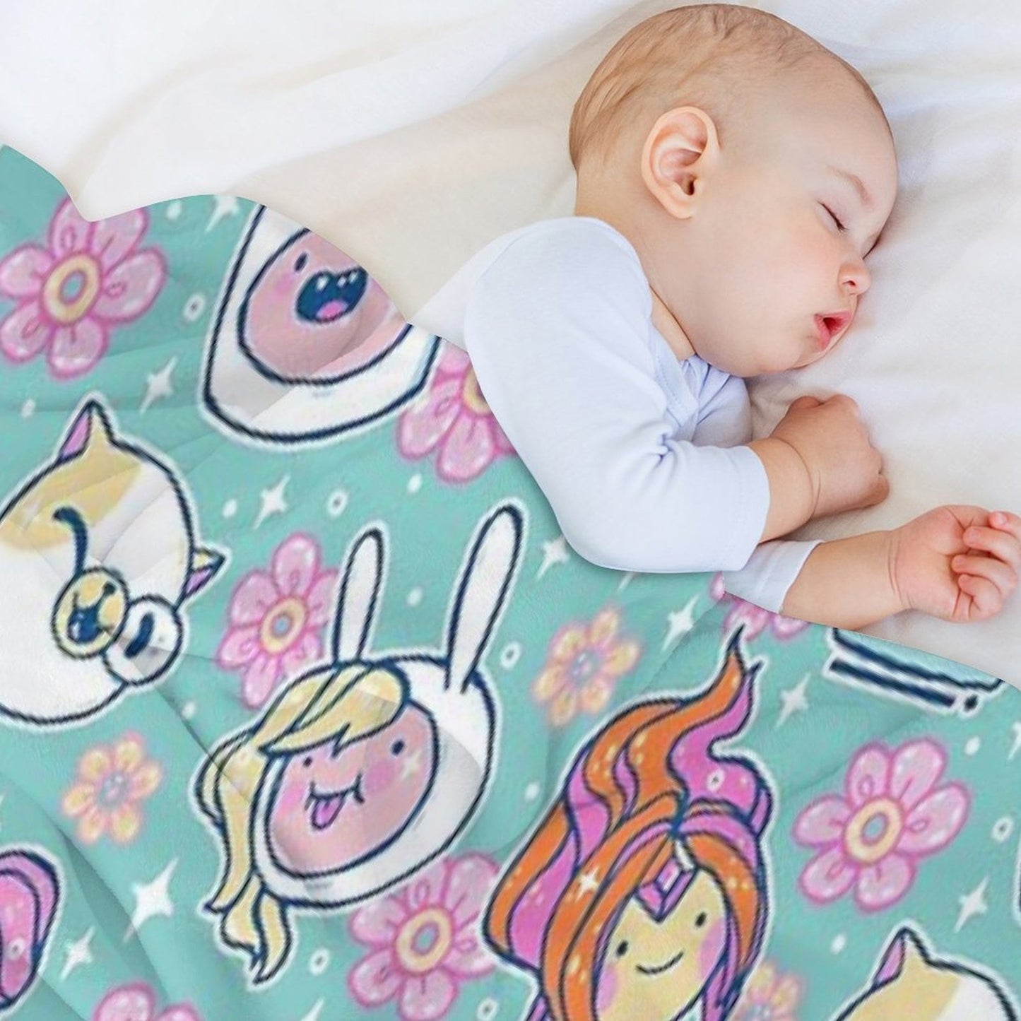 Adventure Time Friends 1 - REMASTERED - Throw Blanket