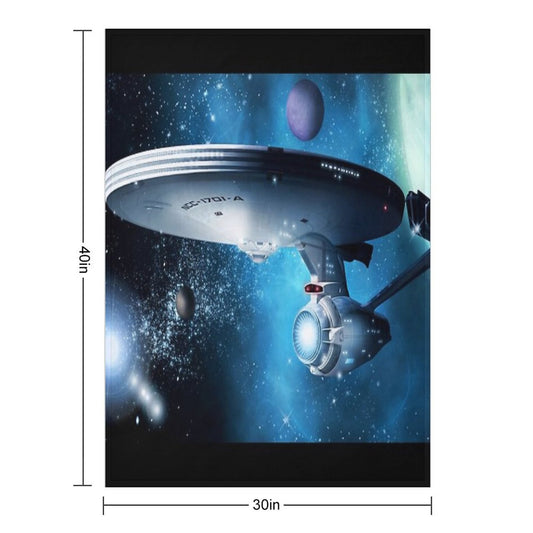 Enterprise A - Where Silence Has Lease Throw Blanket