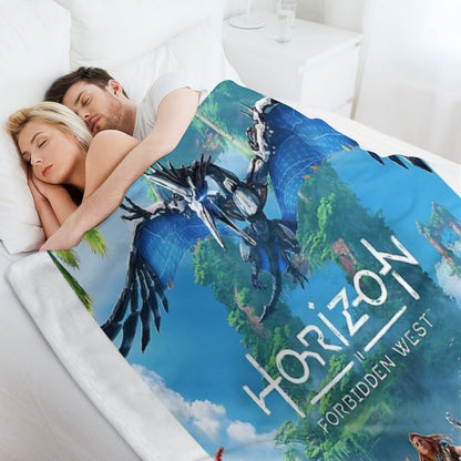 Horizon Forbidden West [poster] Throw Blanket