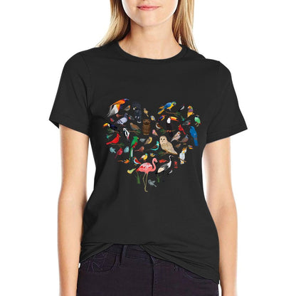 Bird Heart - Birding Bird Watching Birder Bird Watcher T-Shirt