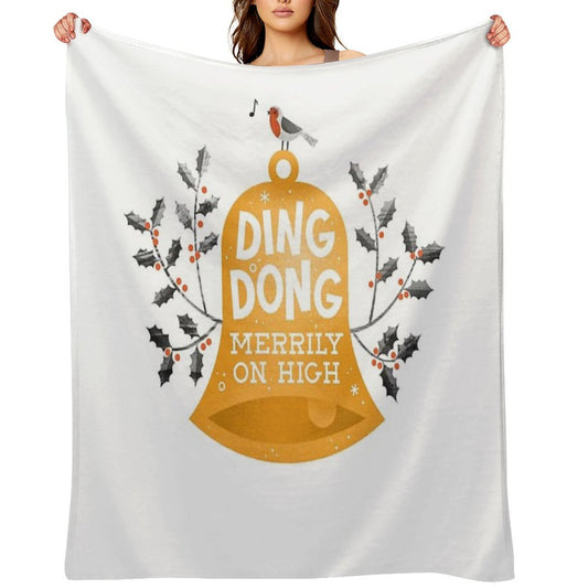 Ding-dong Merrily on High Throw Blanket