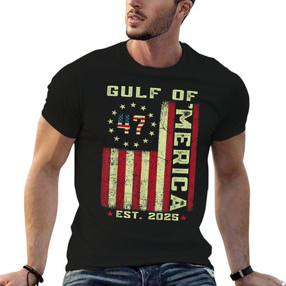 Gulf of 'Merica US Patriotic 2025  Lightweight T-Shirt
