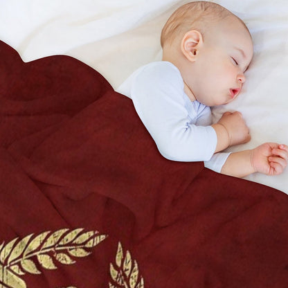 Roman Empire Emblem - Vintage Gold Throw Blanket