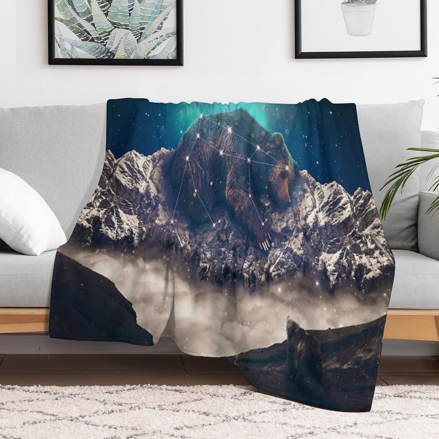 Under The Stars  Ursa Major Throw Blanket