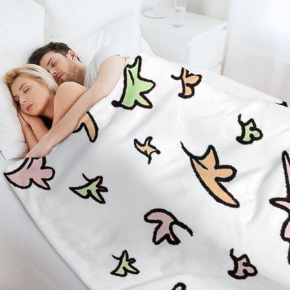 Hearstopper Netflix Leaves Throw Blanket
